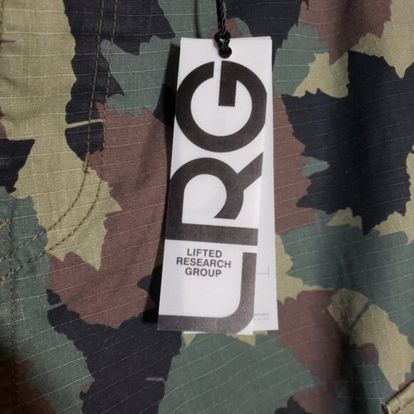 Lifted Research Group Men's Camouflage Rip-Stop Shorts, Sz 34 - Picture 7 of 9